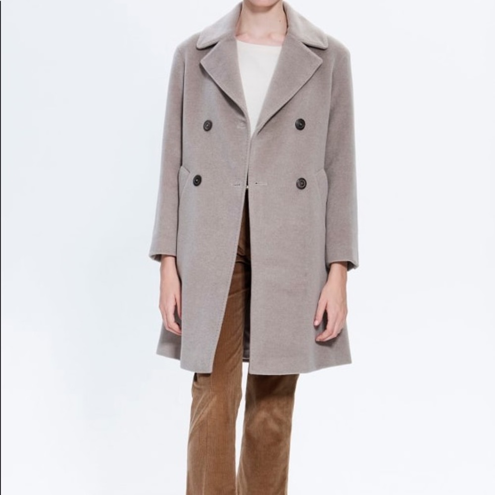 Gerard Darel GRAY Wool Blend Coat